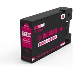 Inktcartridge Geschikt voor Canon PGI-1500 / PGI-1500XL | 1x Magenta Geschikt voor Canon Maxify MB2050, MB2150, MB2350, MB2750, MB2755