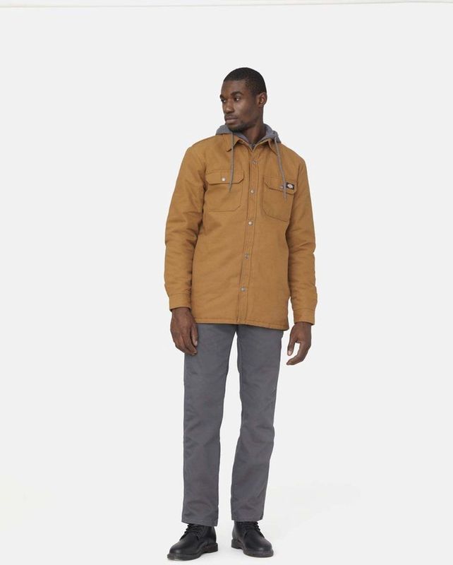 Dickies - Duck Shirt Jack - Jas - Brown Duck - Waterafstotend
