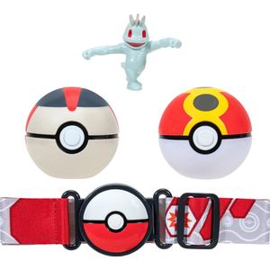 Pokémon Poké Ball Gordelset ""Clip 'N' Go"" - Repeat Ball, Timer Ball & Machop