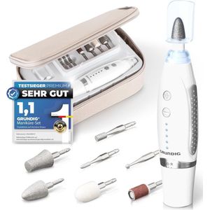 Elektrische Manicure en Pedicure Set met 17 Saffier Accessoires - Professionele Nagelverzorging Thuis