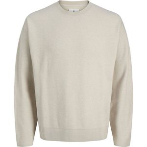 Jack&Jones - Jprblabradfort - Gebreide Trui - Beige - Ronde Hals - Lange Mouwen
