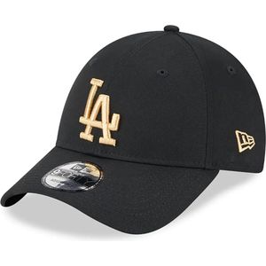New Era 9fortyâ® League Essentials Los Angeles Dodgers Cap 60424686 - Kleur Zwart - Maat 1SIZE