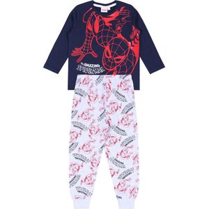 Pyjama SPIDER-MAN MARVEL marineblauw en grijs