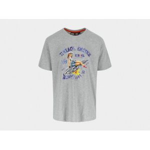 Herock engine t shirt km light heather grijs Light Grey M