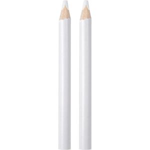 Witte Nail Whitening Potlood 2 Stuks - Franse Manicure Pen Diy Dot Lijn Patroon - Nail Art Supplies