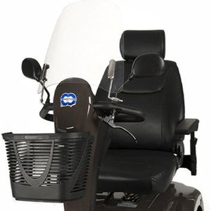 Scootmobielaanhuis - Windscherm Universeel - Laag - 42 cm x 42 cm (H x B)