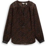 Tom Tailor Chiffon blouse met luipaardprint