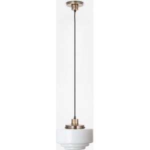 Art Deco Trade - Hanglamp aan snoer Getrapt Ø 25 20's Brons
