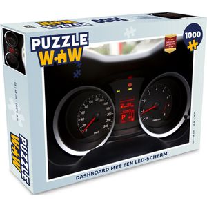 Puzzel Dashboard met een led-scherm - Legpuzzel - Puzzel 1000 stukjes volwassenen