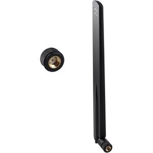 2 Stuks Dual Band Wifi 6E Antenne 2.4 GHz 5 GHz 5.8 GHz 15dBi MIMO RP-SMA Mannelijk - Voor IP Camera's Achteruitrijcamera FPV Router PCIE-kaart