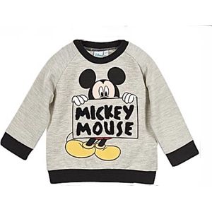 Disney Mickey Mouse sweater - grijs - maat 74 (12 maanden)