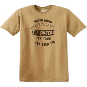 Sex Pistols - Seen 'Em Heren T-shirt - S - Geel