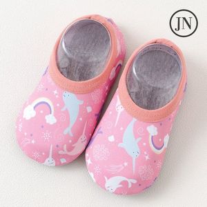 JN Zwemschoentjes voor Kinderen - Roze - Maat 24/25 - Veiligheid - Comfort - Bescherming - Lichtgewicht - Antislip - Ademende Stof - Makkelijk aan en uit - Perfect voor Zwemmen, Spelen, Avontuur, Water & Strand - Trendy Designs voor Actieve Kids!