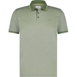 State Of Art Pique Polo Groen - Heren