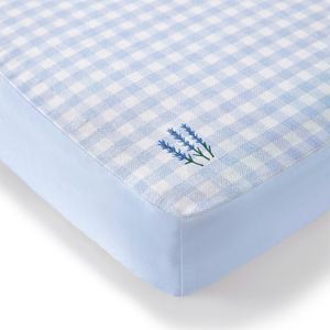 Vos&Bos - Ramie Cooling - Hoeslaken - Lavender Blue - 60x120 cm