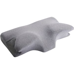 Bovista Anti Snurk Kussen - Kussen Zij Slaper - Anti Snurk - Snore Stopper - Tegen Snurken - Apneu Kussen - Grijs