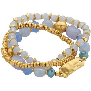 Nieuwe Collectie - Armbandenset - Armband - Biba - Voorjaar - Zomer - Mix02 - Blauw