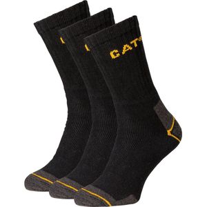 CAT Werksokken - Zwart met grijs - Maat 41/45