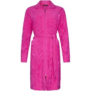 Rebelle Badjas Full Bloom - Badstof - Roze - Maat XXL