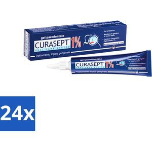 Curasept - Parodontaal Gel - Chloorhexidine 1% - Voor Parodontitis & Tandvleesproblemen - 30 ml - Voordeelverpakking - 24 stuks