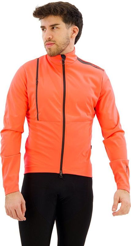 santini vega plus oranje jas met lange mouwen