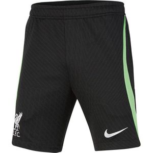 Liverpool FC Strike Nike Dri-FIT Voetbalbroek Kids Black Poison Green Maat 122/128