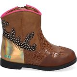 BunniesJR 221654-613 Meisjes Cowboy Boots - Bruin - Leer - Ritssluiting