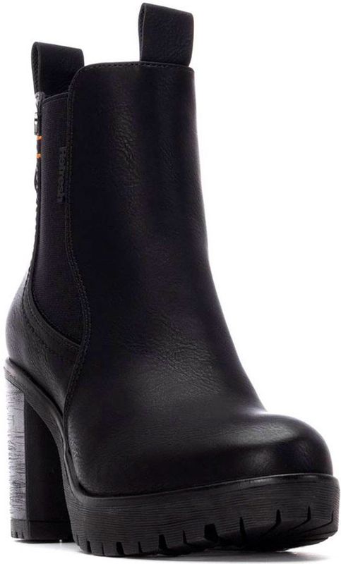 Refresh - 17320001-NEGRO - Enkellaarsjes - Zwart - Casual - Ritssluiting