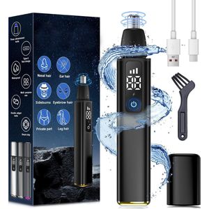 neustrimmer-15,000 RPM-neustrimmer mannen-LED-scherm-3 snelheden-IPX7 waterdicht-Unisex-Oplaadbaar-Dubbelzijdige mestrimmer set