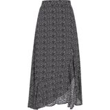 Usha - Fashion Look - Rok - Zwart/Wit - Wickelrock - 3/4 Lengte