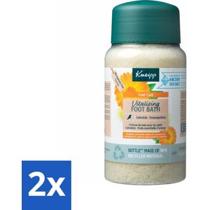 Kneipp - Voetbadzout - Vitalizing - Citrusgeur - 600 g - Voordeelverpakking - 2 stuks