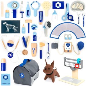 DailySupplies® Dierenarts Speelgoed - Dokterset Kind - Kinderspeelgoed 2 Jaar - Blauw