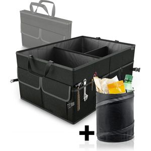 What's Goods Kofferbak Organizer - Inclusief Auto Prullenbak - Opvouwbaar