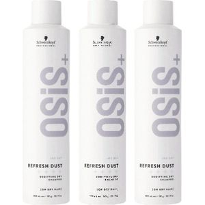 10x Schwarzkopf Osis Refresh Dust Droogshampoo 300ml