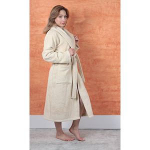 Betully - Badjas - Natuur Creme - 100% Turkse Katoen - Unisex - XXL