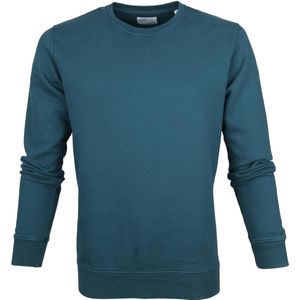 Colorful Standard - Sweater Ocean Groen - Heren - Maat S - Regular-fit