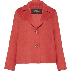 Jassen - Rood - 2 Zakken - Reverskraag - Lange Mouwen