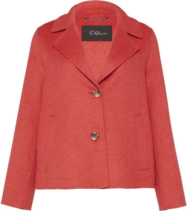 Jassen - Rood - 2 Zakken - Reverskraag - Lange Mouwen