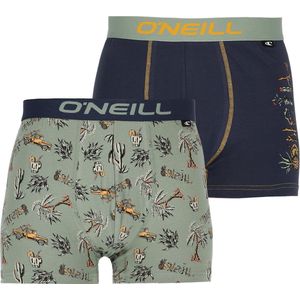 O'Neill premium heren boxershorts 2-pack - cactus - maat M