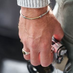 SILK Jewellery - Zilveren Armband - Chevron - 650SBR.20 - Maat 20,0