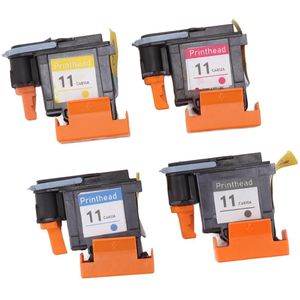 Print Head Replacement - Magenta Black Cyan Yellow - Good Compatibility - Clear Resolution - Smooth Printing Color - Fast - HP 11 Printer Head for Designjet .