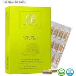Perfect Health - Biotine Caprylzuur 750mg - 30 Capsules Candida Support - Hoge Dosering - Vegan Supplement
