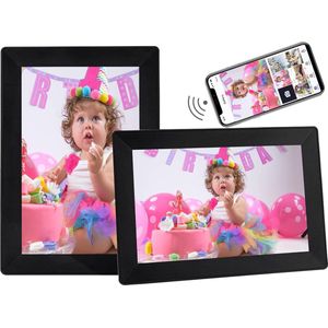 Digitale fotolijst 10,1 inch met HD IPS touchscreen en WiFi - Opslag tot 16 GB