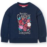 Boboli - Fleece Sweatshirt - Blauw - 18 Months - Meisjes
