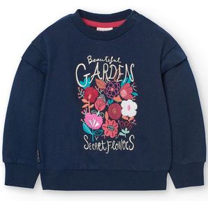 Boboli - Fleece Sweatshirt - Blauw - 18 Maanden - Meisjes