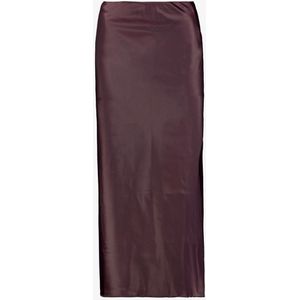 TwoDay dames maxi rok bordeauxrood - Maat S