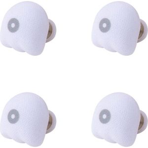 Dekbedclips Wit 4 stuks - dekbedklemmen - dekbedknijpers - clips - netjes - knijpers - dekbed