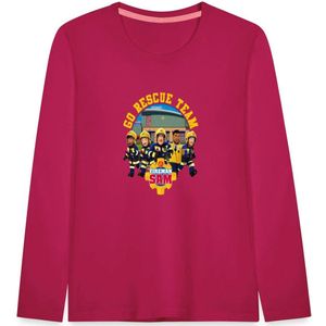 Brandweerman Sam™ Ga Reddingsbrigade Premium T-Shirt Kinderen Met Lange Mouwen