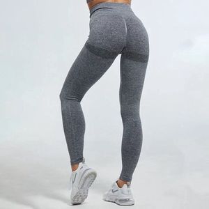 Sportlegging dames - Sportkleding dames - Sportbroek dames - Sportlegging - Push up - Shape legging -Tiktok legging - Sportlegging dames high waist - Hardloopbroek dames - yoga legging dames - Donker grijs Maat S