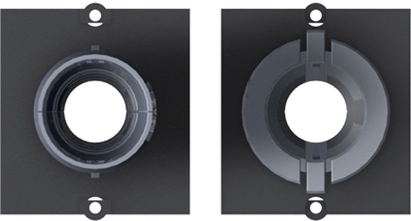 BACHMANN frame 1xKBD Ø 11 mm